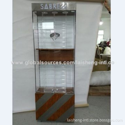 Eyewear Displays with Metal Steel Sheet DecorationNew